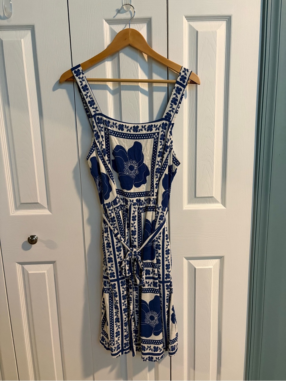 Draper James Blue and White dress